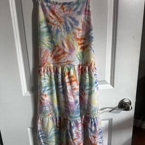Cat & Jack Girls Tie-Dye Sundress – Size XL (14/16) – New Without Tags
